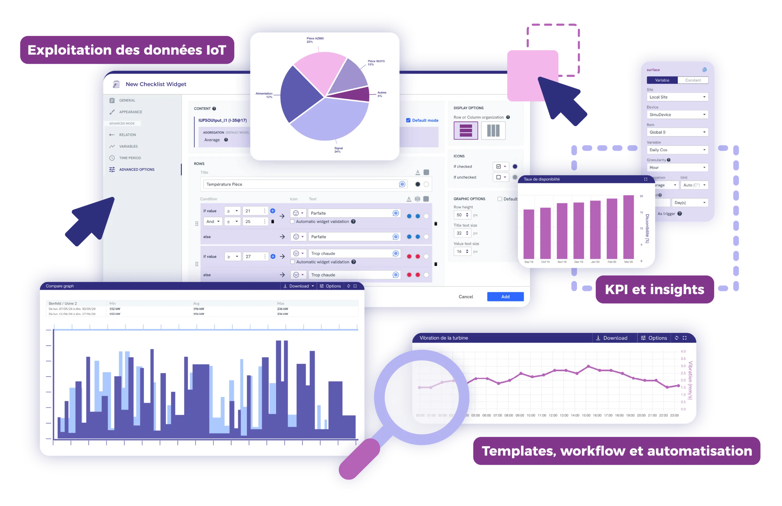 ddruid-data-platform interface imagée de la plateforme de donnée opérationnelles de dDruid.